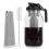 Cold Brew Coffee Maker Pitcher,64oz Iced Tea Pitcher for Fridge with Filter, Pour Spout Lid 1