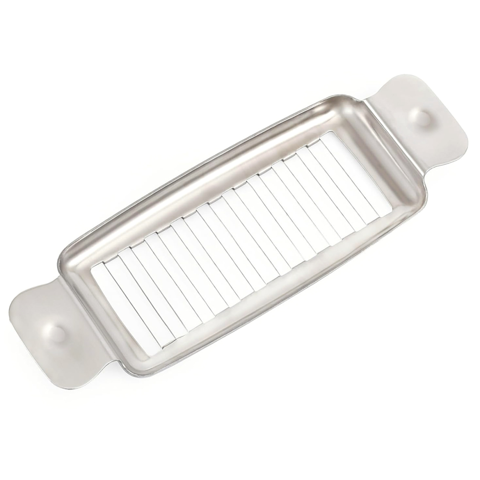 Stainless Steel Butter & Cheese Slicer,Ergonomic Handle, Multipurpose Handheld Food Cutter for Butter,Cheese&Soft Fruits-image-OPC-PJSHMWV-NEW