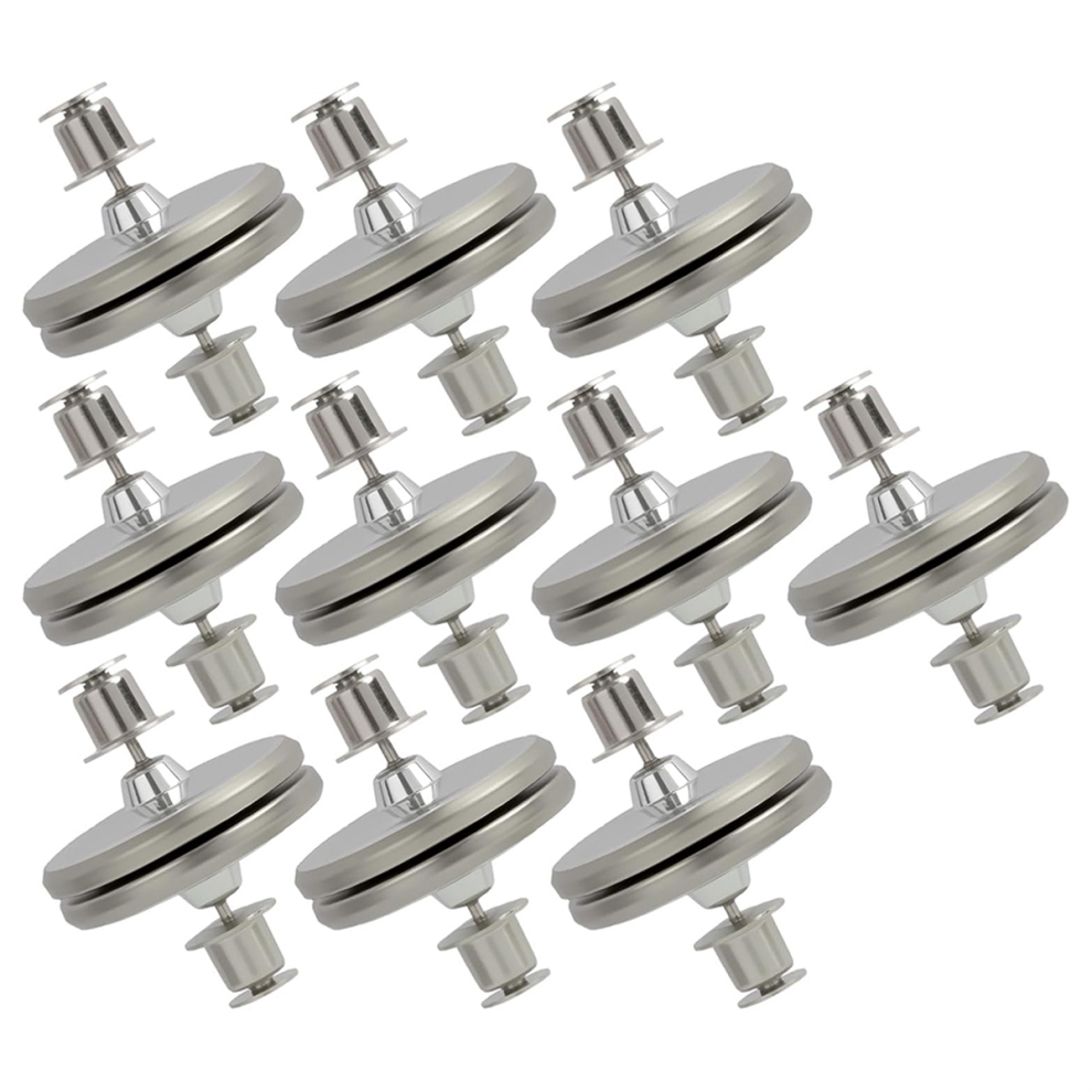 20 Pairs Heavy Duty Magnetic Curtain Clips - Self Adhesive, No Drill Needed, Universal Fit for All Curtains-image-OPC-PJSHM7V-NEW