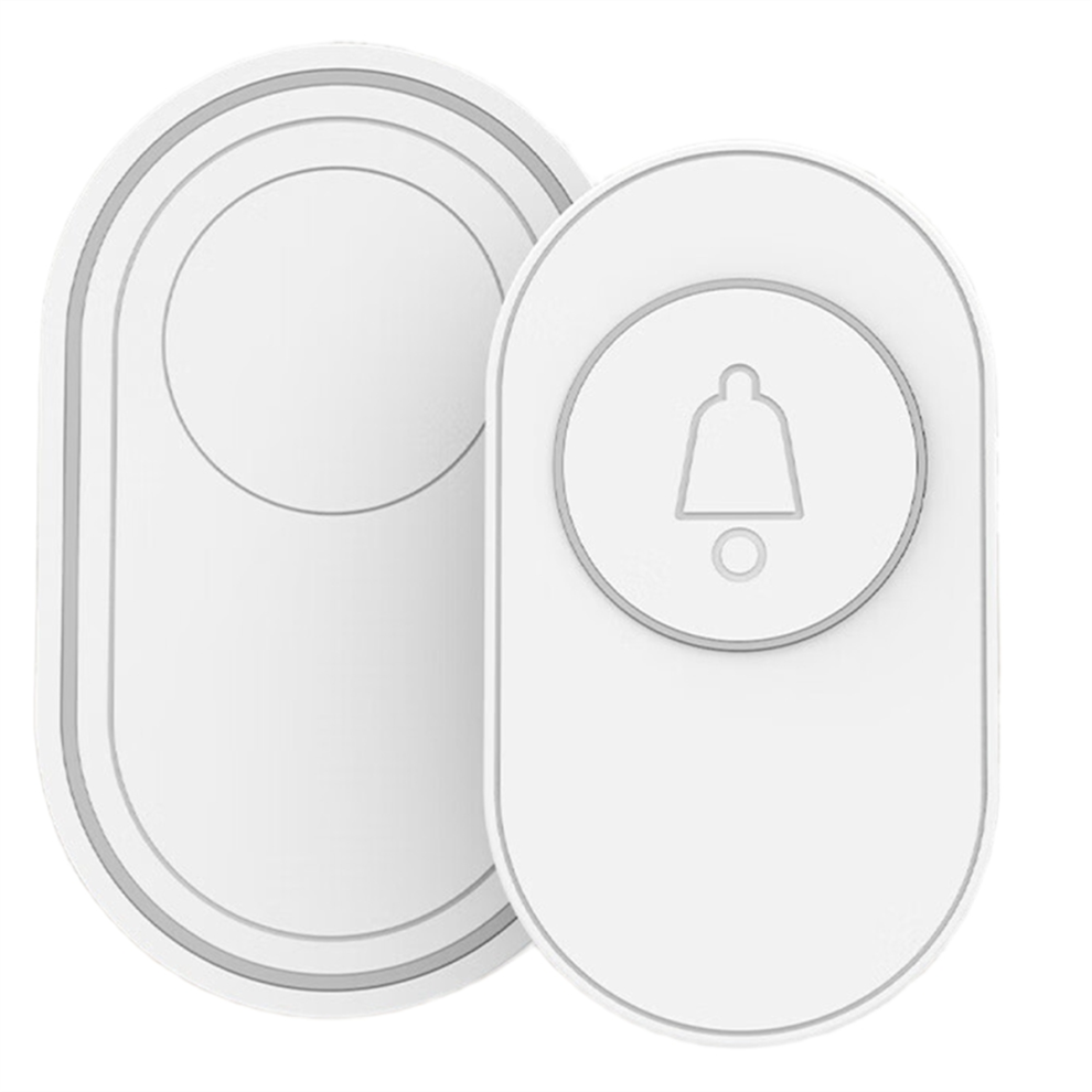 Wireless Doorbell 433Mhz Waterproof Button Adjustable Volume 36 Melodies Ringtones Black Color Indicator Light Remind Eu 4851537512261