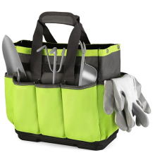 8 Pockets Garden Tool Bag Large Capacity Oxford Cloth Tote CaddyTool Kit Handbag Weeding & Pruning Storage