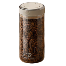 Coffee Bean Storage Container Lid with One-Way Valve Seal Date Tracker for Other Foods Jar C