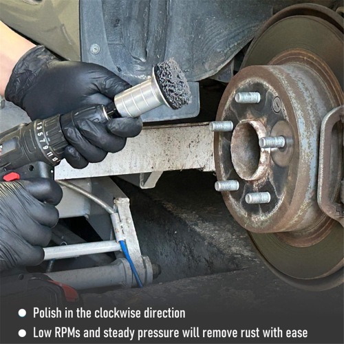 Wheel Hub Resurfacing Kit Rust Cleaning Tools Maintenance Brake Disc Removal Tool for Rotor 2