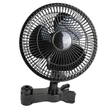 Clip on Fan Auto-Oscillating Rotatable Plant Growth Hydroponics Quiet Adjustable 2 Speeds EU Plug