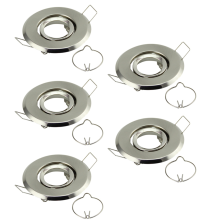 High Quality MR11 Bulb Holder Recessed LED Spotlights Frame Adjustable Ceiling Light Led Holders Cutout 45mm