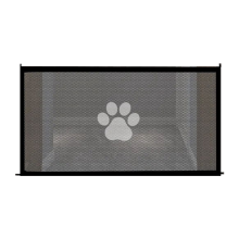 Pet Dog Barrier Fences with Isolated Network Stairs Gate Folding Breathable Mesh Playpen for Safety Fence