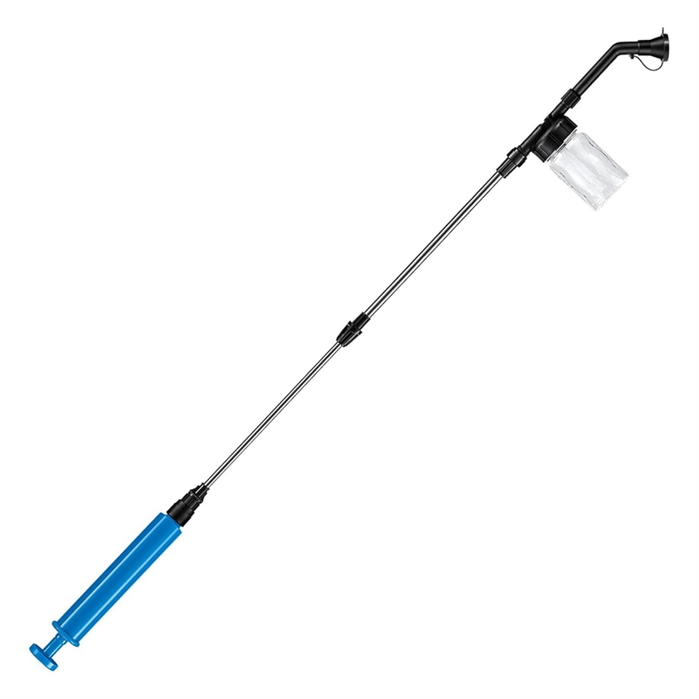 Saudism Diatomaceous Earth Powder Duster,Adjustable 16.5Inch-37.4Inch Sprayer,Garden Applicator Dispenser