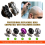 2Pack Professional Replacement Head for Skulls Pitbulls Shaver Gold PRO, Silver Diamond 4
