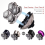 2Pack Professional Replacement Head for Skulls Pitbulls Shaver Gold PRO, Silver Diamond 8