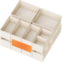 Drawer Organizer Clothes, 14 Pack Dresser for Baby Underwear, Nursery, Bedroom and Dorm