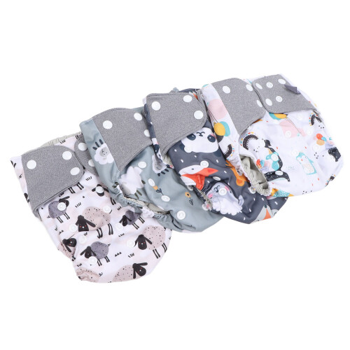 Baby Cloth Pocket Diapers One Size Adjustable 2