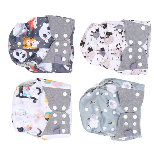 Baby Cloth Pocket Diapers One Size Adjustable 1