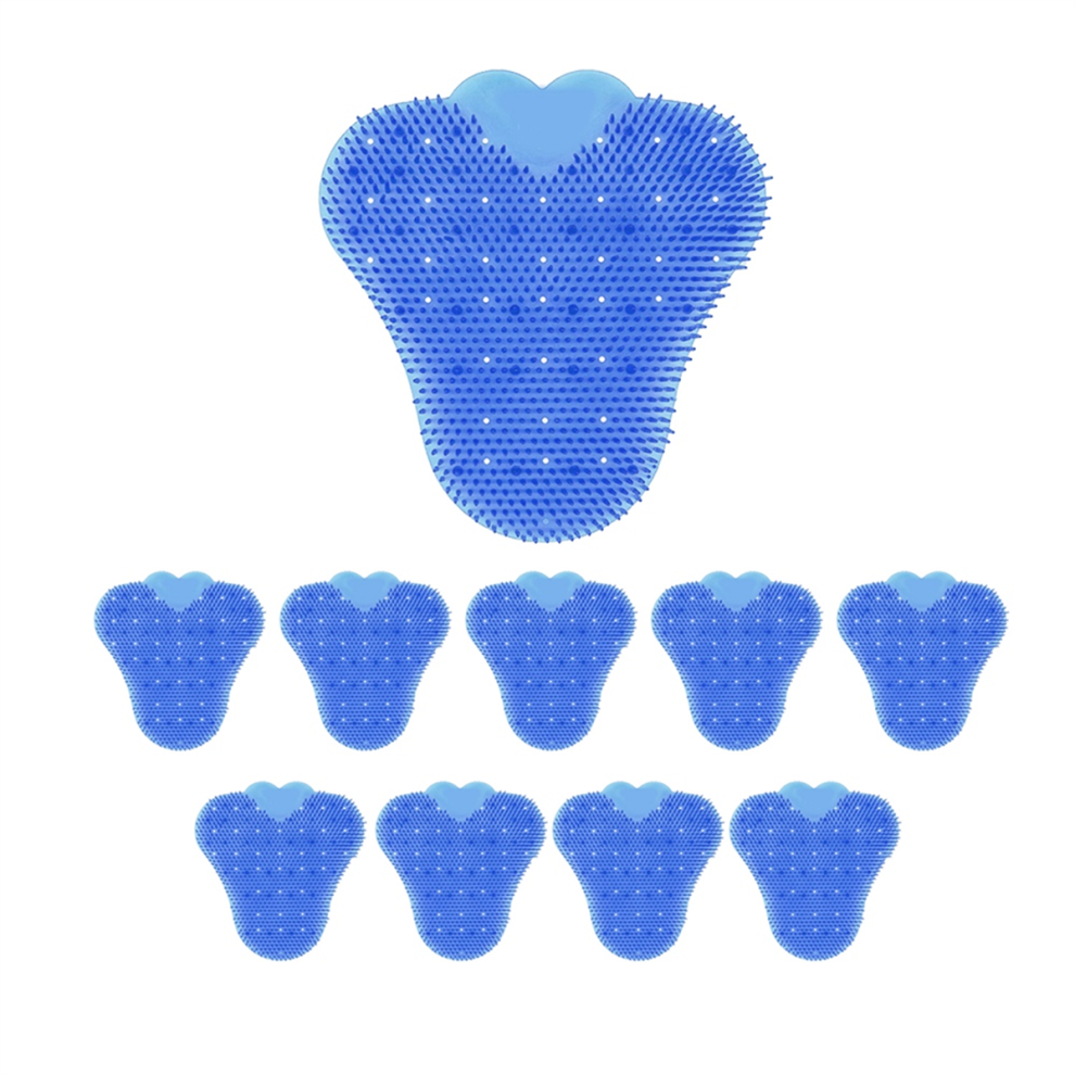 Anti-Splash Deodorizer Urinal Screen Mats Long Bristle Splash Reducing Cake Lasting Odor Freshener 10Pcs 4851537533303