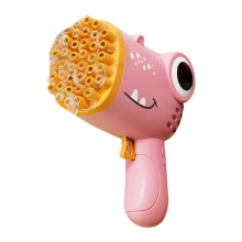 40 Holes Dinosaur Bubble Handheld Fully Automatic Machine Without Battery and Water for Kids Gift Money B