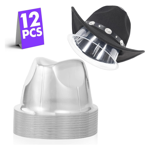 12 Pcs Hat Shaper for Caps Plastic Display Stand Multiple Hats with Shaping Inserts and Tabletop Cap Holder 2