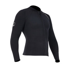2mm Neopren Taucher-Top für Männer und Frauen mit Frontreißverschluss, Wetsuit-Jacke, langärmlig, Tauch- und Schnorchelausrüstung, Surfen,
