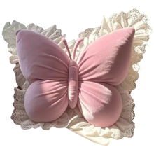 Princess Butterfly Office Pillow Living Room Bedroom Car Sofa Cushion Home New Pink