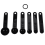 1 Set 6 pcs 1/8 -1 TBS Plastic Scoops 3