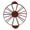 Cake Divider Pie 10 / 12 Piece Equal Portion Marker Dark Red 1