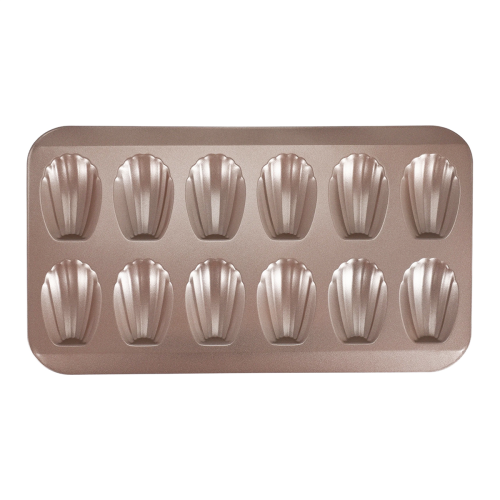 12Cup Shell Shaped Nonstick Madeleine Pan Carbon Steel Mold Baking Mould Tools 1