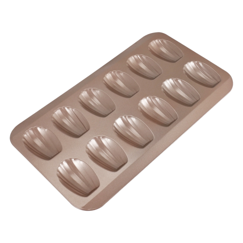 12Cup Shell Shaped Nonstick Madeleine Pan Carbon Steel Mold Baking Mould Tools 2