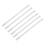 6 Pack Tension Rods, Adjustable Spring Cupboard Bars Rod Curtain Rods White 3