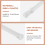 6 Pack Tension Rods, Adjustable Spring Cupboard Bars Rod Curtain Rods White 10