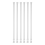 6 Pack Tension Rods, Adjustable Spring Cupboard Bars Rod Curtain Rods White 2