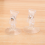 2 PCS 47mm Clear Plastic Wall Suction Cup Clip Clamp 10