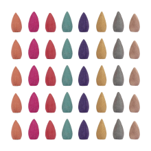 50 Piece Natural Backflow Buddha Cone Incense Indoor Pagoda Tower Sandalwood Incenses Fragrant