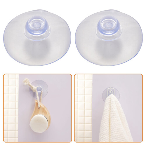 100Pcs 40Mm Clear Suction Cup Sucker Mushroom Head 2
