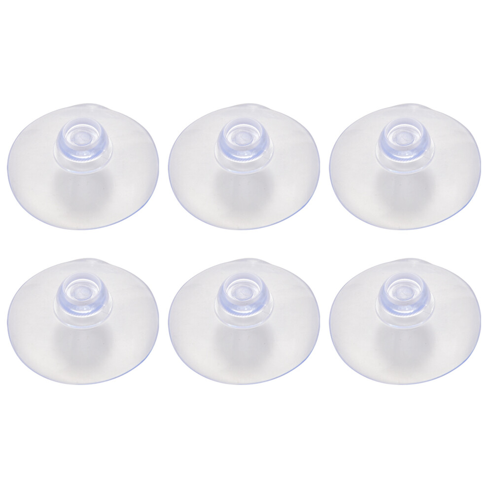 Saudism 100Pcs 40Mm Clear Suction Cup Sucker Mushroom Head