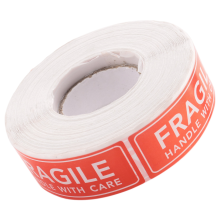 1 Roll/500Pcs Fragile Stickers - Handle with Care Labels for Moving, Shipping, Mailing