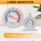 Refrigerator Freezer Thermometer Series Large Dial Temperature for 7
