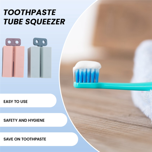 4Pcs Multifunctional Toothpaste Tube Squeezer Plastic Tooth Paste Holder Dispenser 2