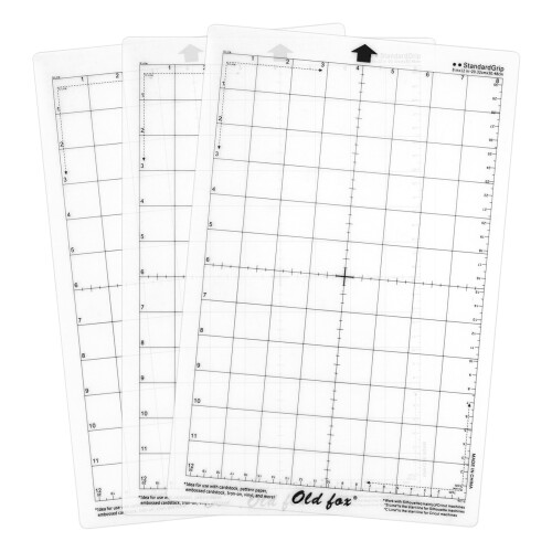 3Pcs Replacement Cutting Mat Adhesive with Measuring Grid 8 By 12-Inch for Silhouette Cameo Explore Plotter Machine 2