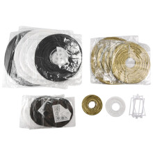 Decorative Party Paper Lanterns 20 Pcs Gold White Black Round Japanese/Chinese Lantern Lanterne Papier for Wedding Outdoor Decor