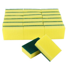 Heavy Duty Multi Use Cleaning Sponges rub Non-Scratch Scrubbing Dish for Kitchens, Bathroom, Car & Odor Free - 20 pack