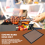 BBQ Grill Grid Mat Non-Stick Mesh Matts Barbeque Reusable Baking Net 7
