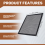 BBQ Grill Grid Mat Non-Stick Mesh Matts Barbeque Reusable Baking Net 6