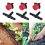 200 Adjustable Irrigation Drippers with Drip Kit for Garden Watering Fitting 6
