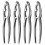 Seafood Tool Kit Lobster Crackers Set of 4, Crab Leg Cracker Tools, Nut 1