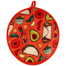 12inch Cloth Bag for Burrito,Portable Tortilla Warmer Pouch Home Microwave Restaurant Food Pancake,B