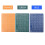 3Pcs A4 Cutting Mat Pad Patchwork Cut Tools Diy Tool Board Double-Sided Self Healing 6