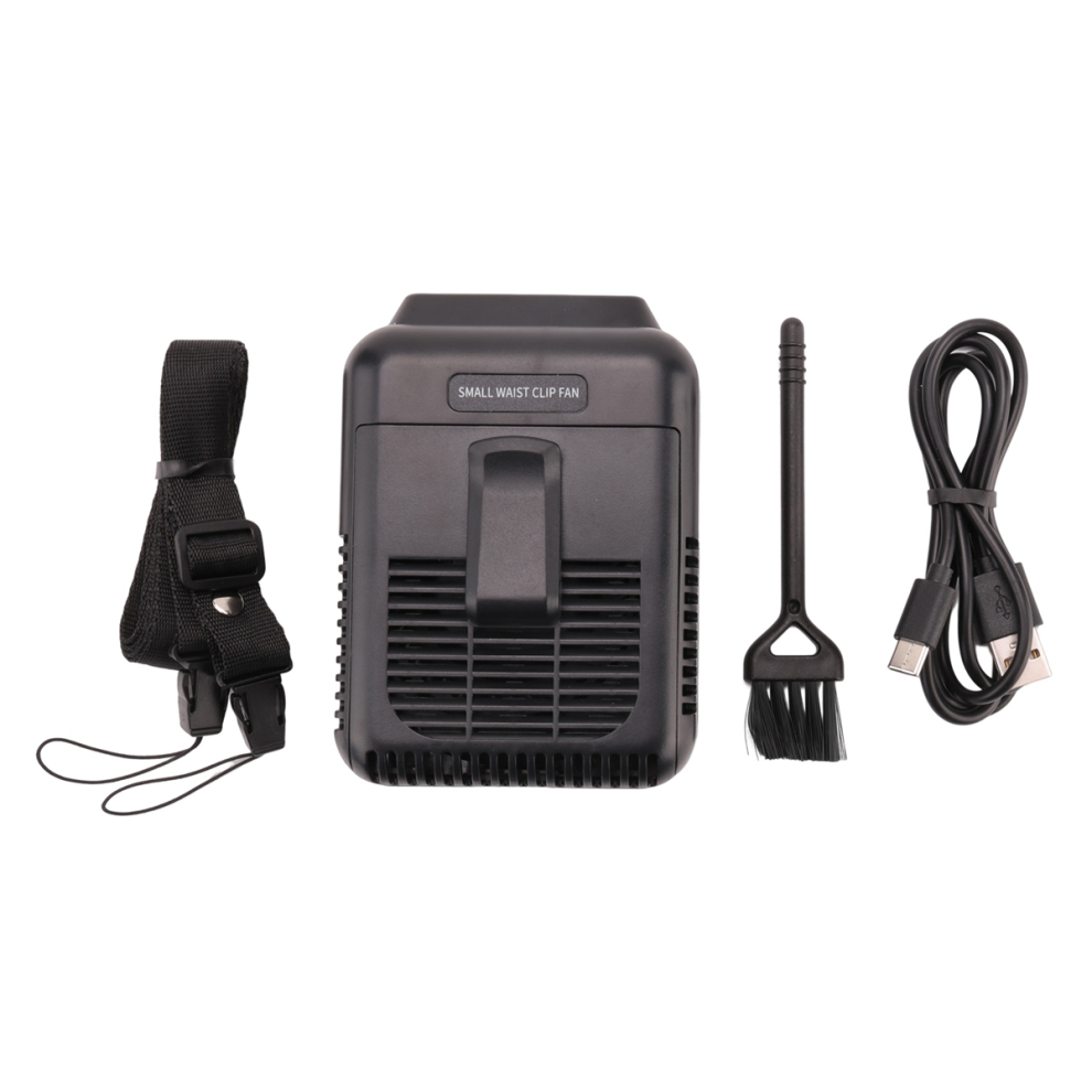 Rechargeable Waist Clip on Fan,Portable Belt Fan,Battery Operated Neck Fan,Adjustable Air Outlet,Cooling Fan for Outdoor-image-OPC-PJSHZRX-NEW