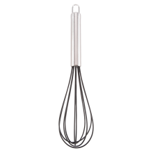 Silicone Kitchen Whisk,10 Inch Whisk Egg Beater, Very Sturdy Wire Balloon 600ºF Heat Resistant
