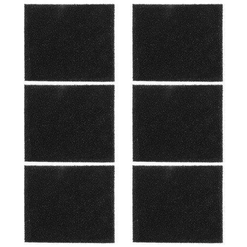 6 PCS Activated Carbon Filter Cat Litter Box Charcoal Pan Suitable for 2