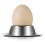 Egg Cup Holder Set of 2 Pack,Stainless Steel Cups Plates Tableware for Hard Soft Boiled Egg,Kitchen Display 6