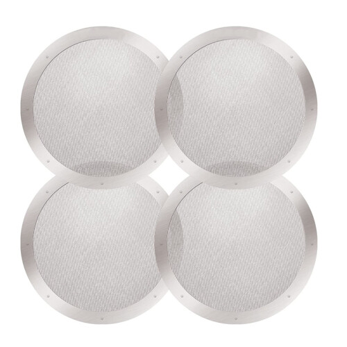 4-Pack Reusable Stainless Steel Filters for Coffee Makers 1