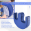 Elderly Bed Turn over Assistant Bedsore Pad Nursing Device Side Lying U Pillow -Blue 9